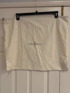 Cole Haan Large Flannel Drawsring Dust Bag for Purse or Shoes
